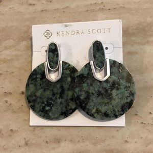 Kendra Scott Didi silver statement earrings